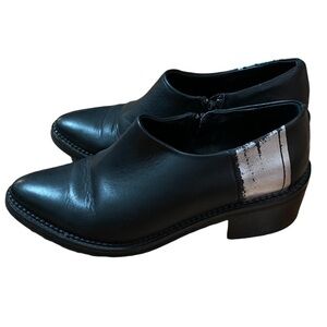 Miista Juliana Black Leather Booties | Sz 38